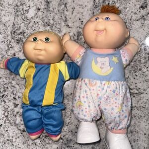 Cabbage Patch Baby Dolls Vintage Set Of 2